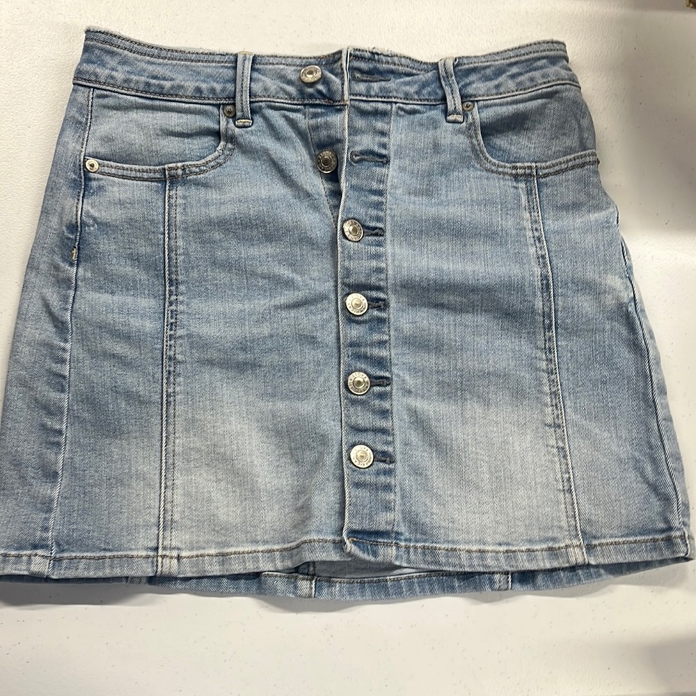 jean skirt